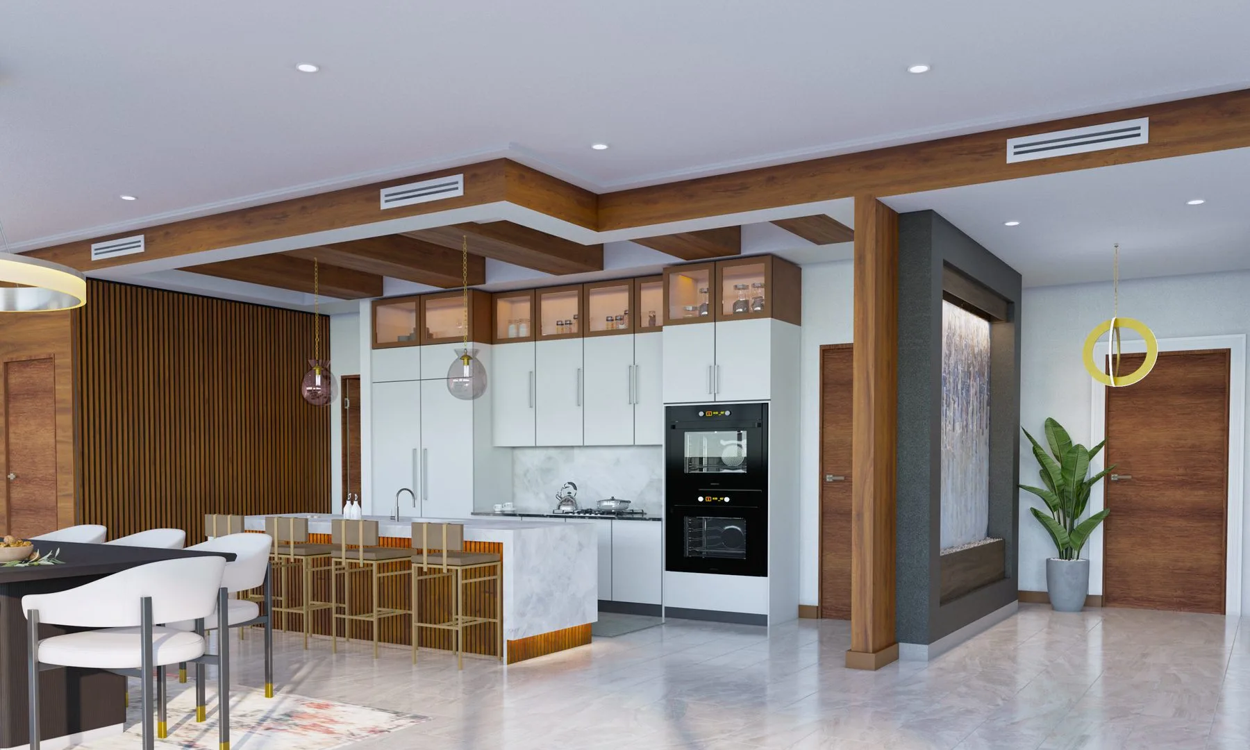 The kitchen