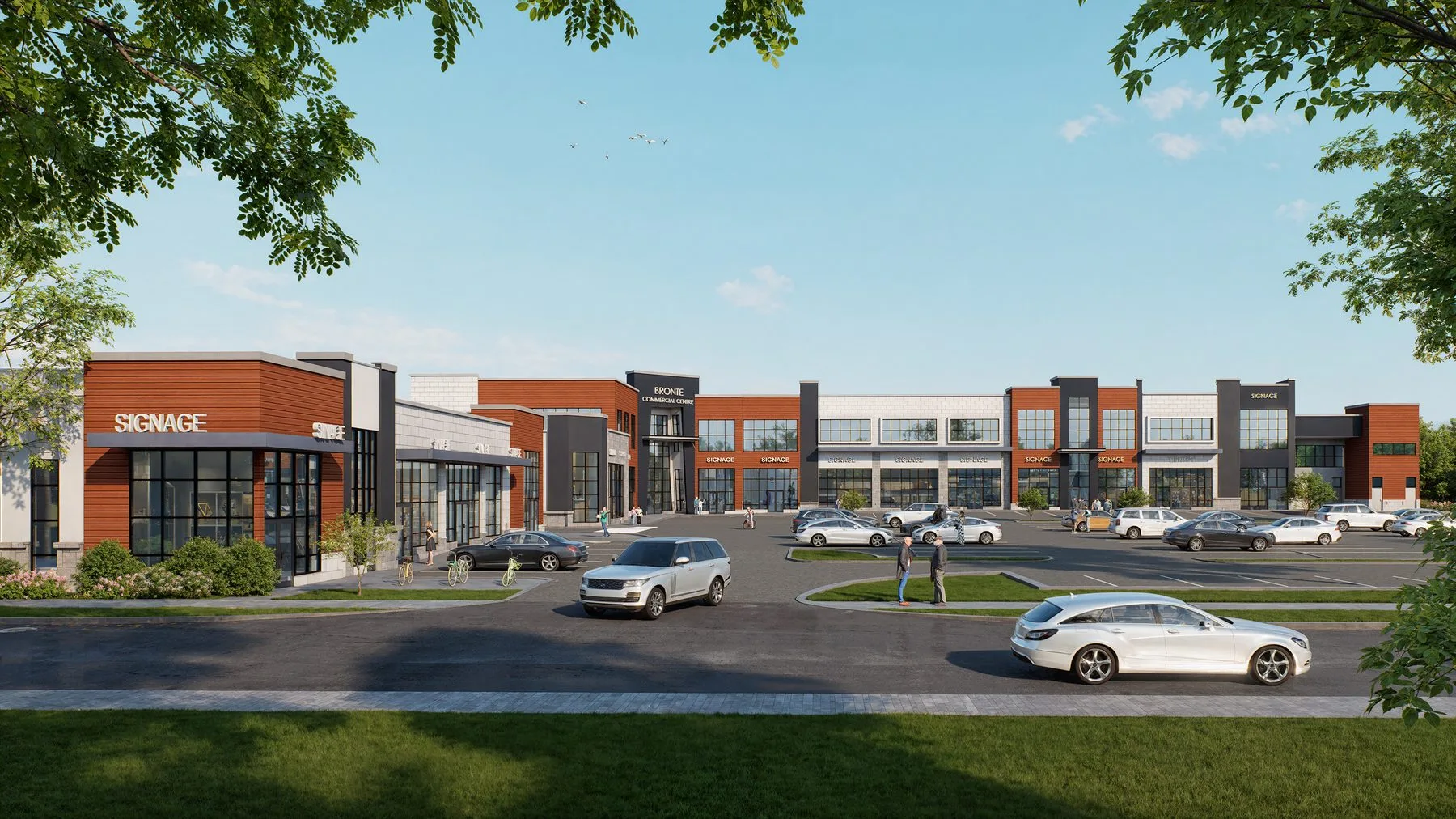 Approved, articulated Bronte Commercial Centre streetscape