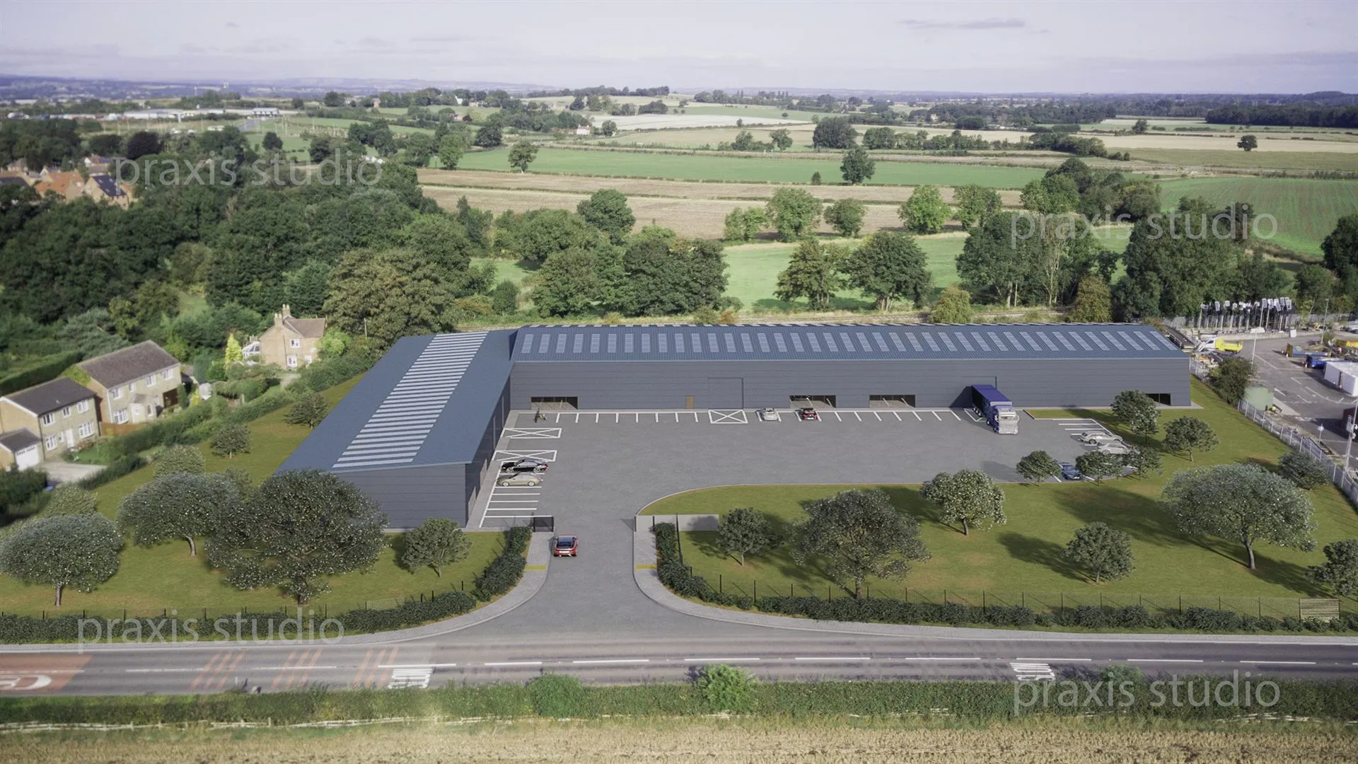 Trade Counter Unit — Answered the Same Morning — light industrial architectural visualization case study