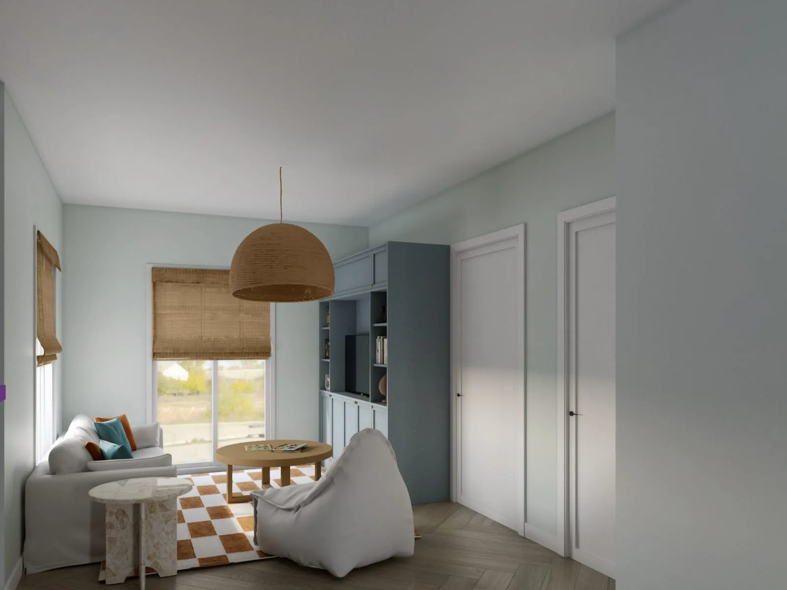 Interior Rendering Case Study: 22 Views, 8 Revision Rounds, interior design rendering — view 2 of 5