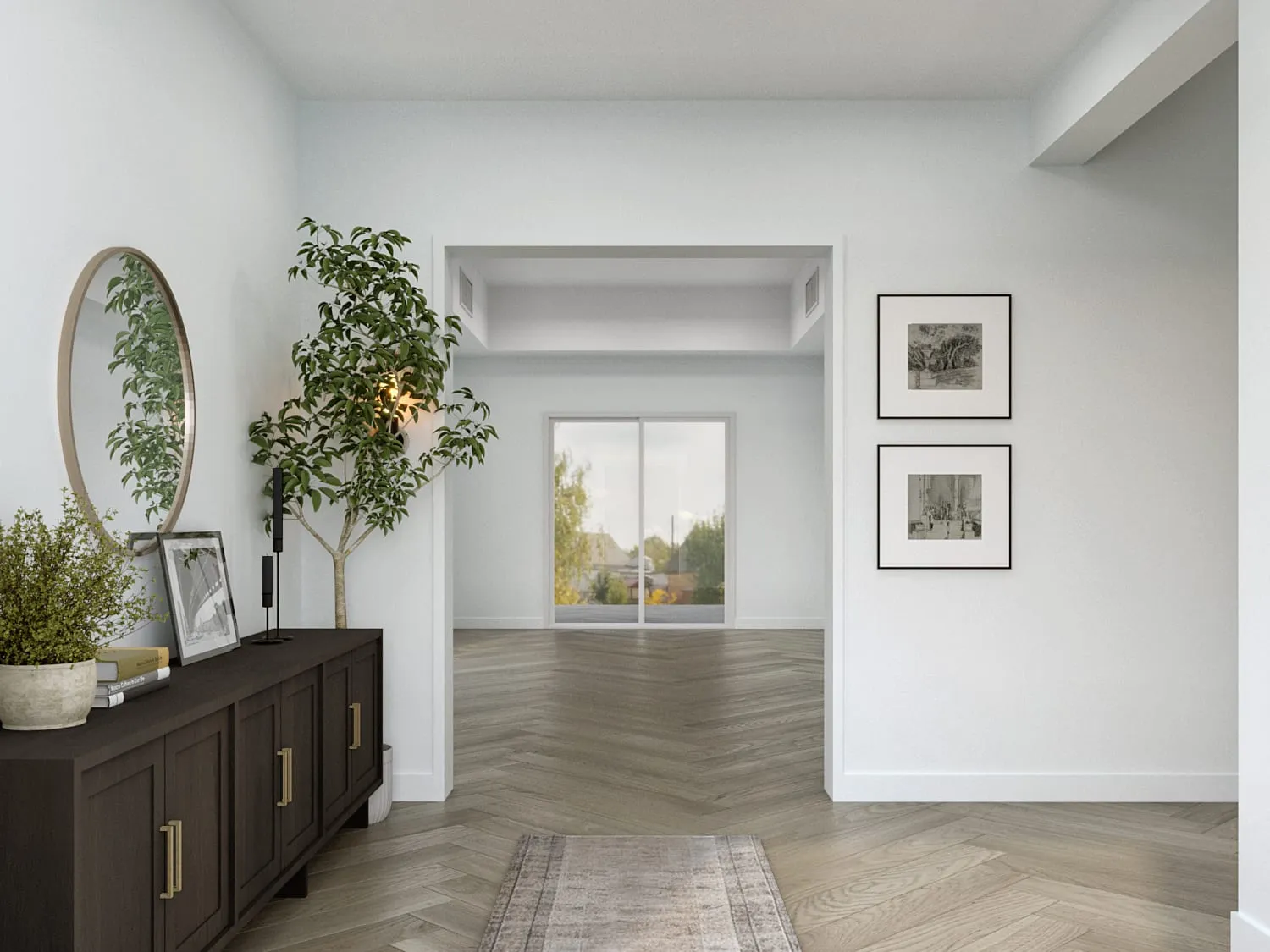 Interior Rendering Case Study: 22 Views, 8 Revision Rounds, interior design rendering — view 1 of 5