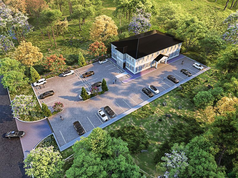 Hilltop Commercial Building