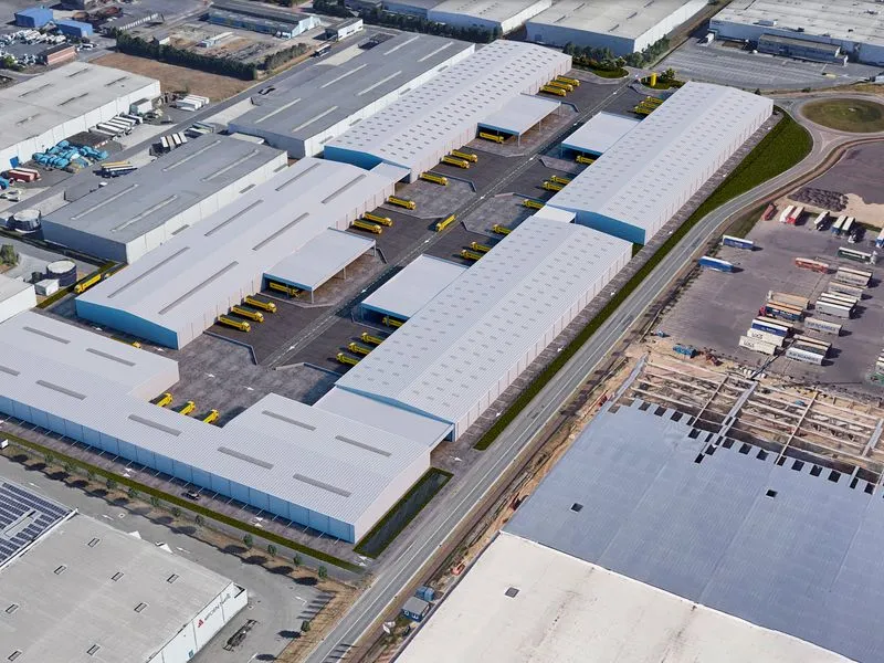 Industrial Logistics Park Alt View — mixed-use 3D rendering