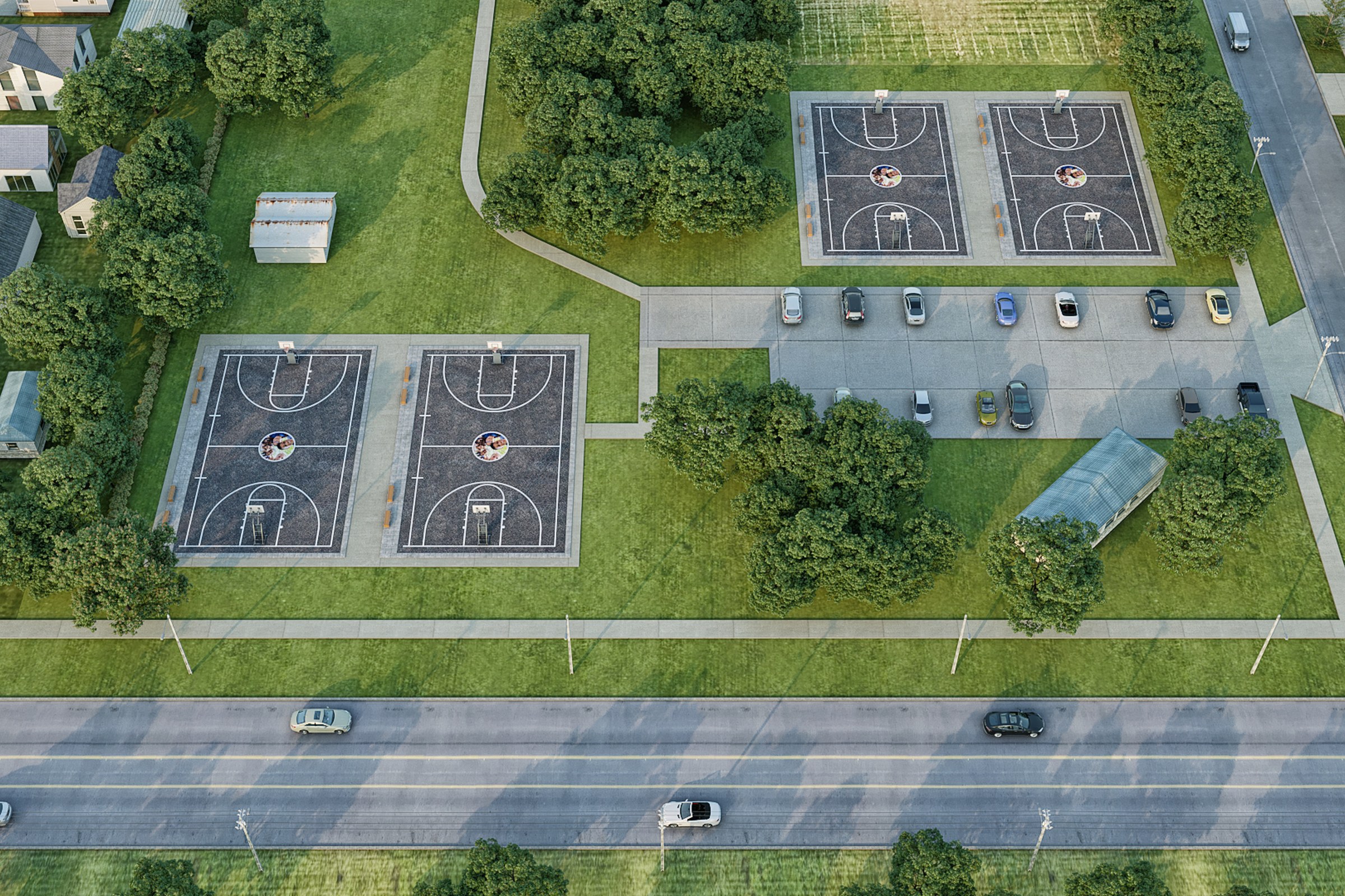 Lemoyne Park Basketball Courts