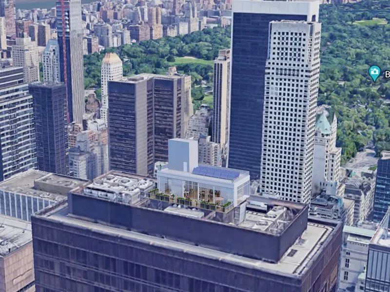 Manhattan Rooftop Addition — mixed-use 3D rendering