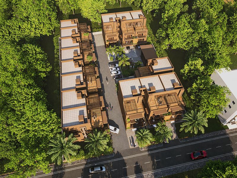 Tropical Townhouse Cluster