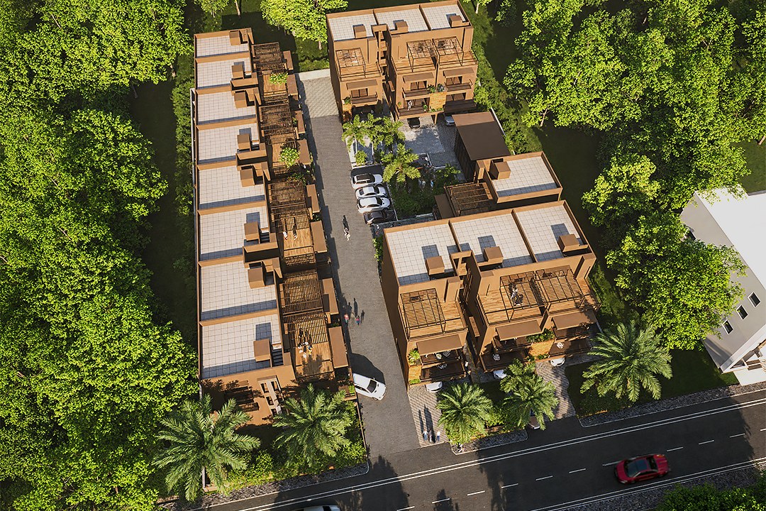 Tropical Townhouse Cluster