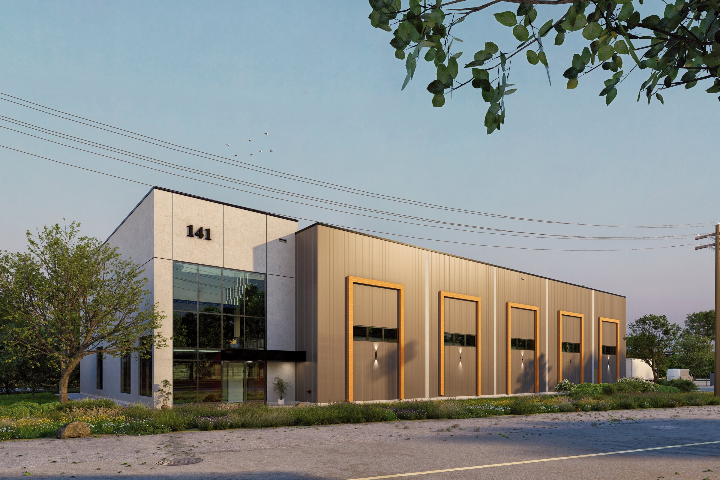 141 Industrial Warehouse Office