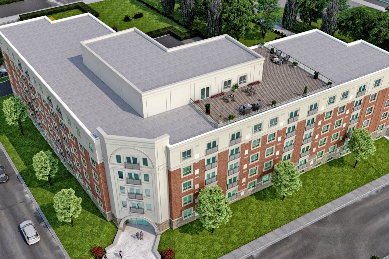 Brick Midrise Entrance