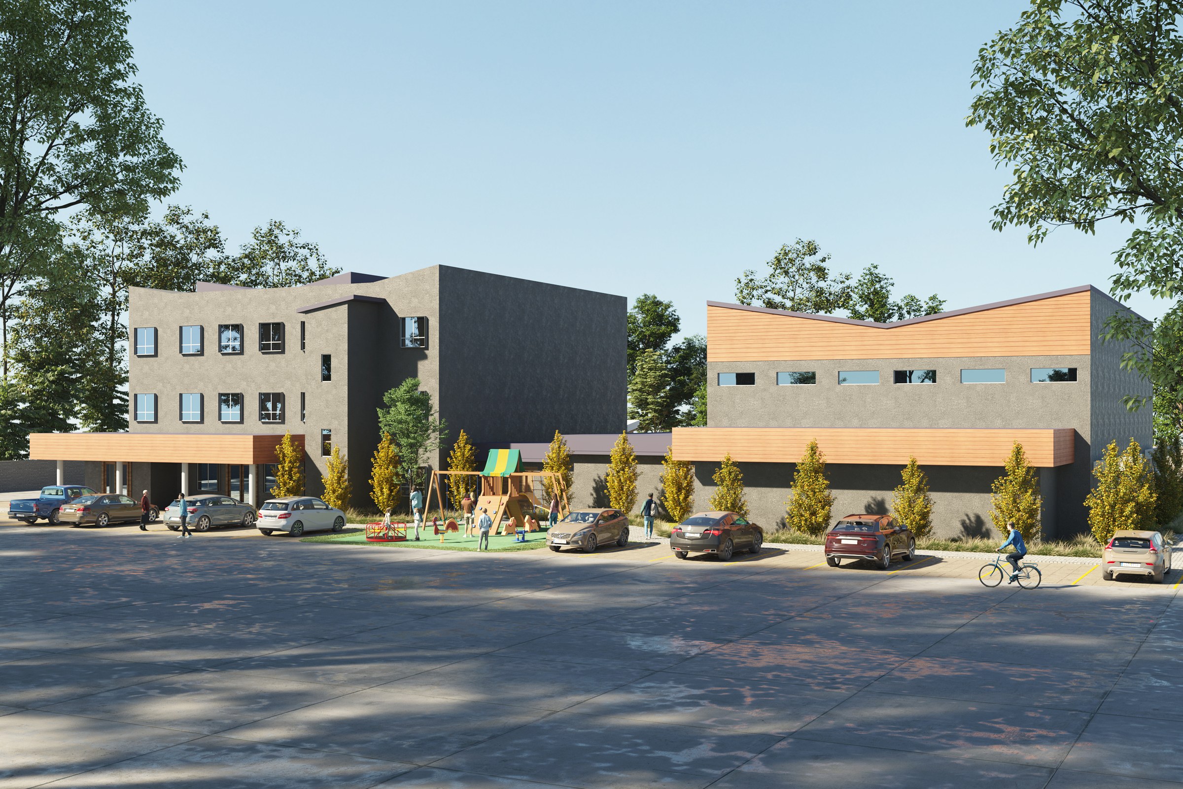 Contemporary community complex