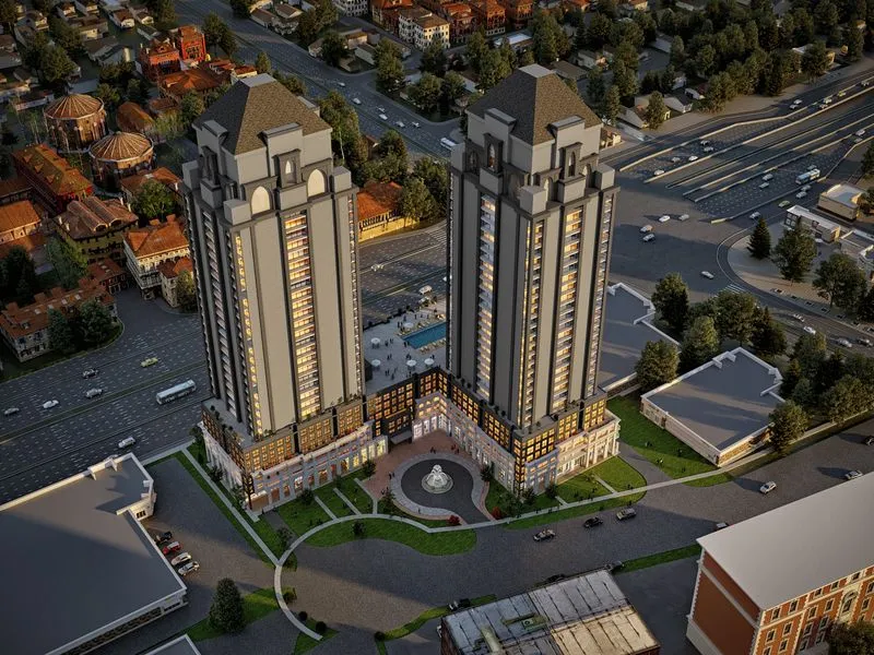 Frini Towers — commercial 3D rendering