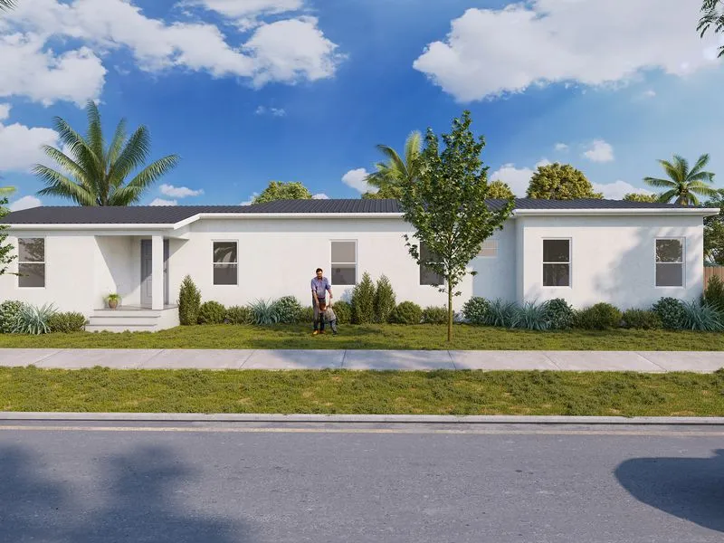 Tropical Small Commercial — commercial 3D rendering