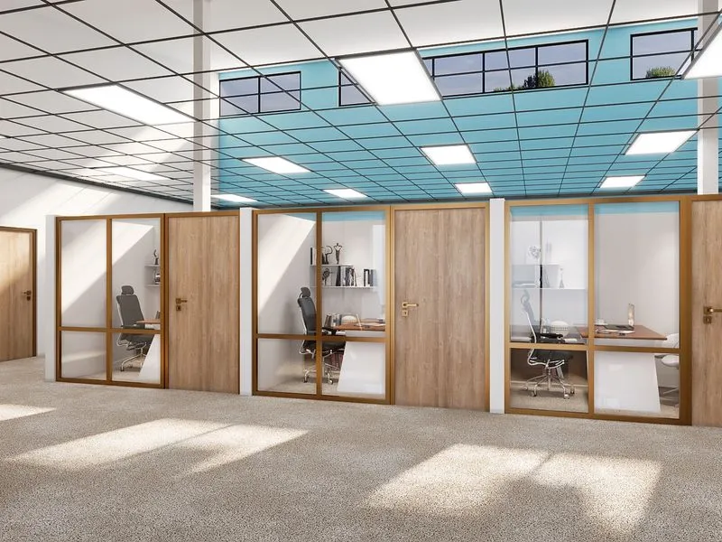 Corporate Office Suites — commercial 3D rendering