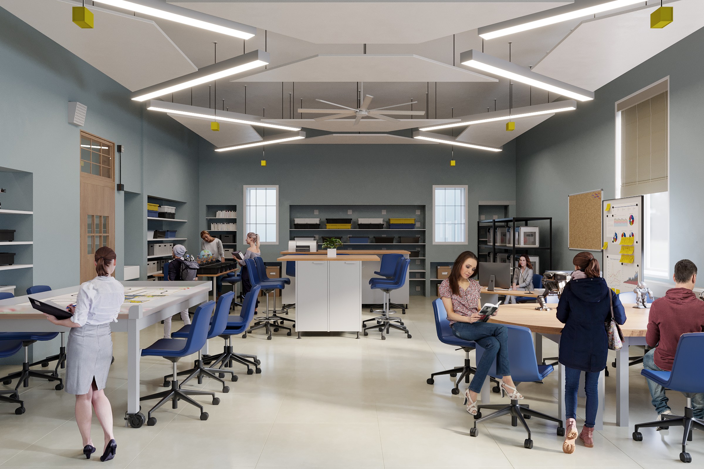 Goff Middle School Interior