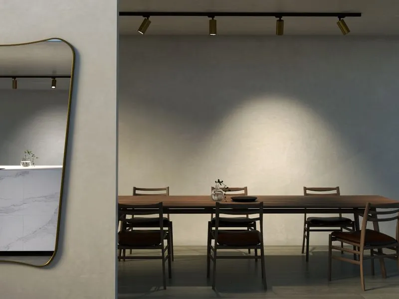 Mic Minimalist Interior — commercial 3D rendering