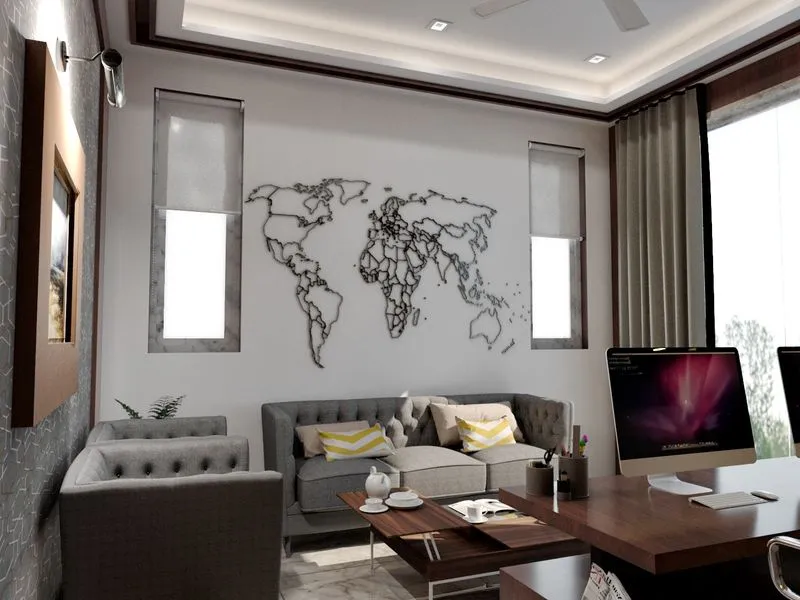 Sneha Executive Office — commercial 3D rendering