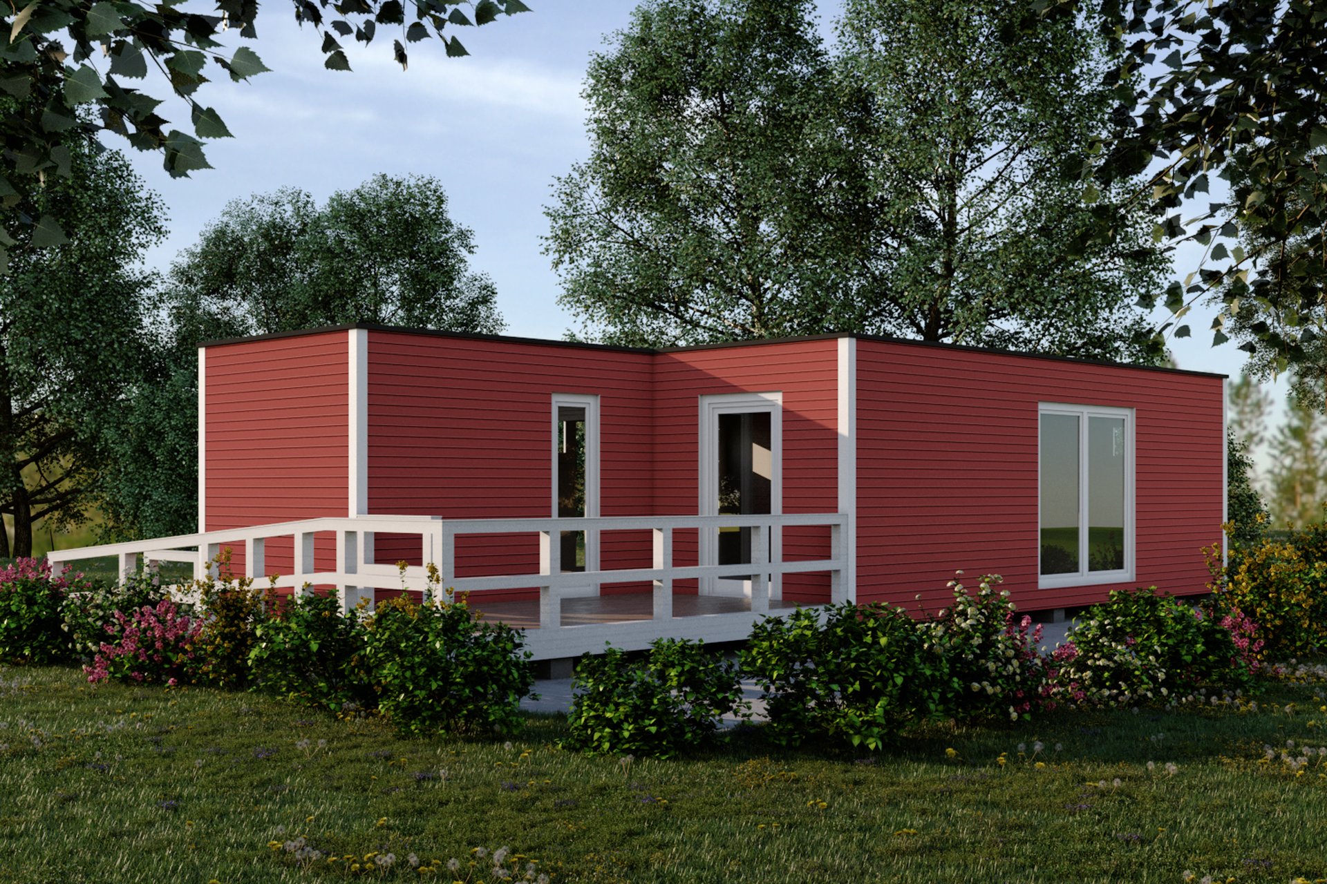 Bjorn Red Modular House — image 1
