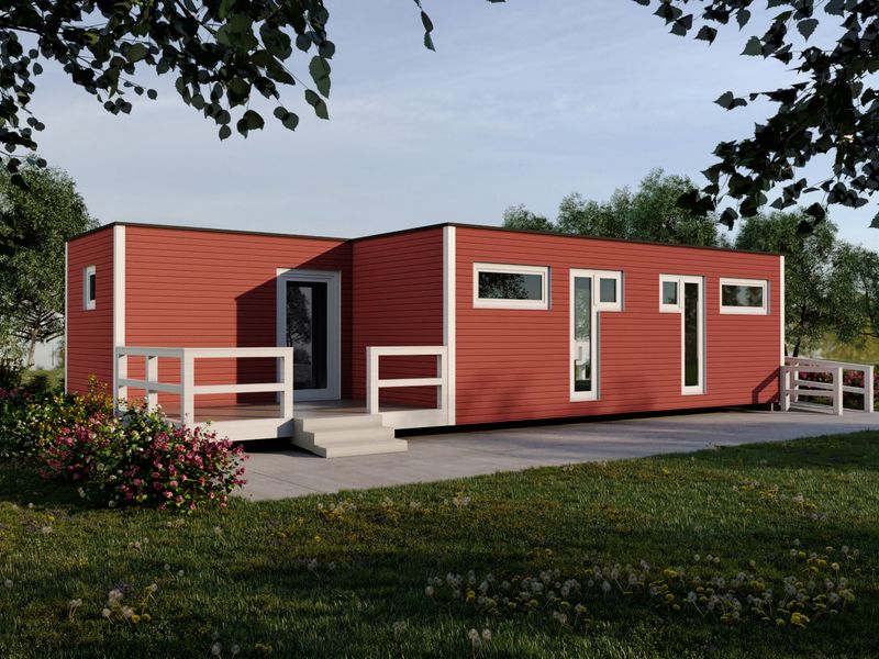 Bjorn Red Modular House