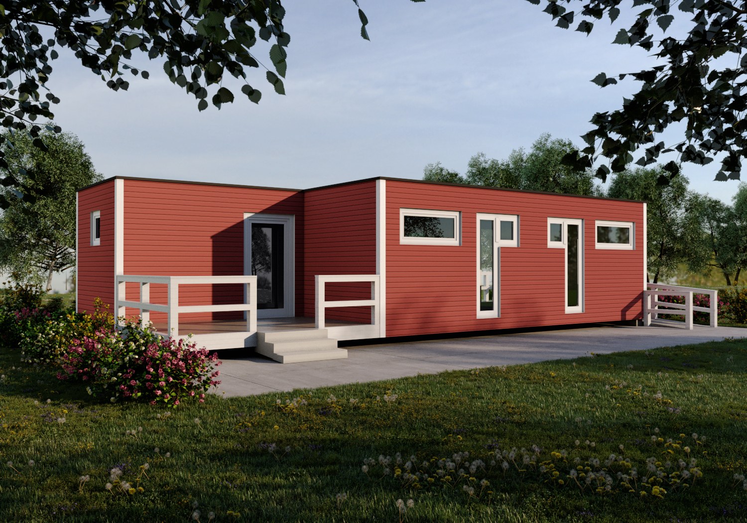 Bjorn Red Modular House