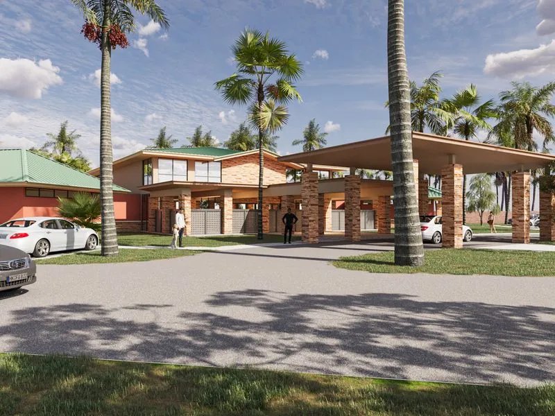 Kenny Tropical Resort — hospitality 3D rendering