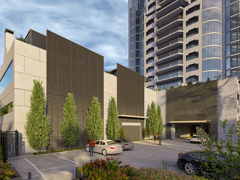 Luxury Tower Hotel Podium