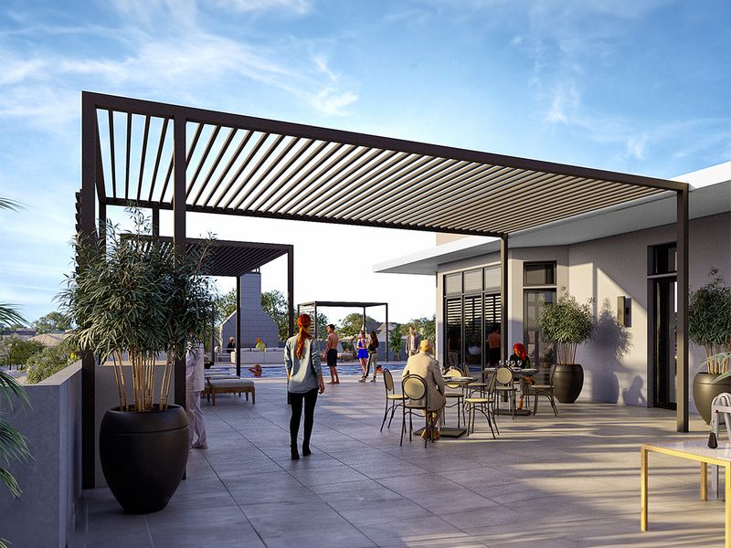 Modern Resort Rooftop Terrace