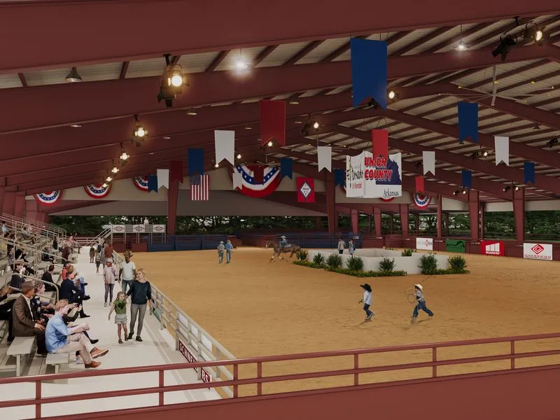 Doug County Arena — hospitality 3D rendering