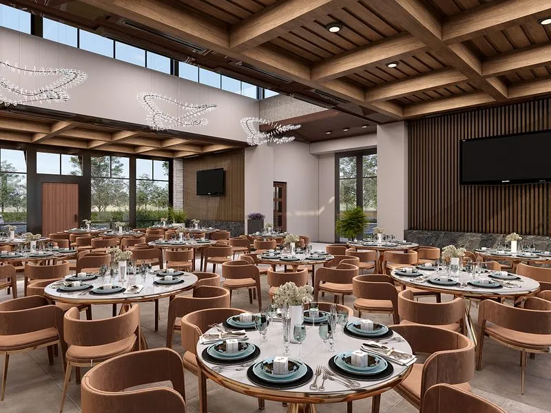 Premium Event Venue — hospitality 3D rendering
