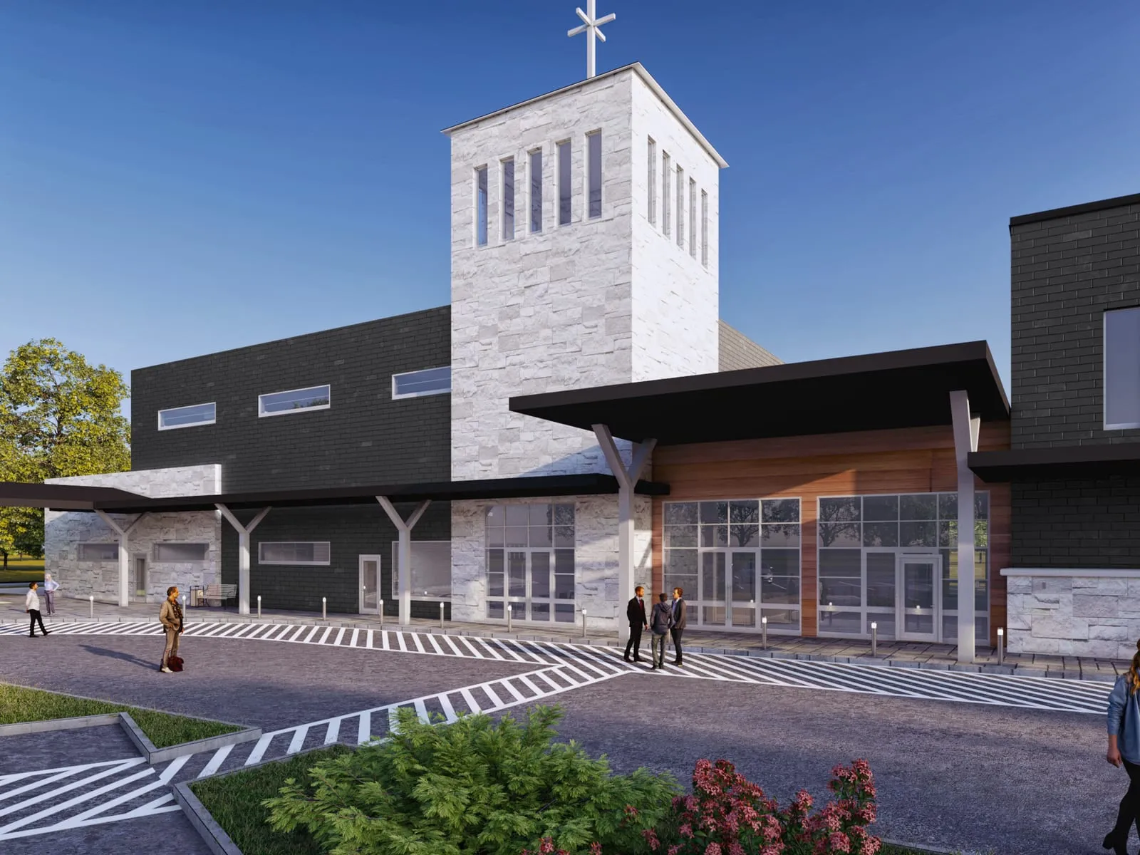 Institutional Building Views 2602 — institutional architectural visualization, view 4