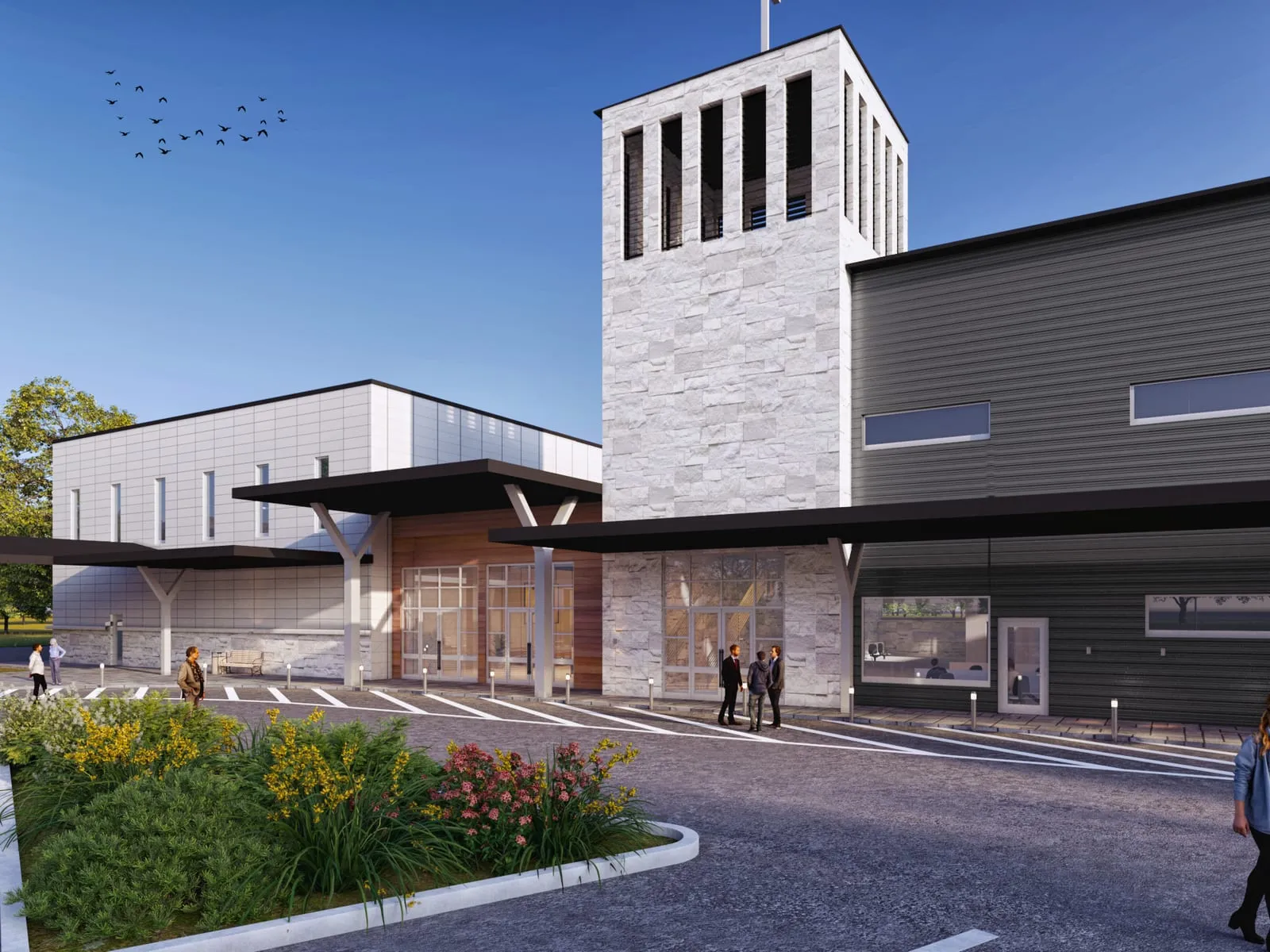 Institutional Building Views 2602 — institutional architectural visualization, view 5