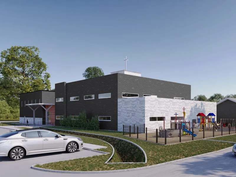 Institutional Building Views 2602 — institutional 3D rendering