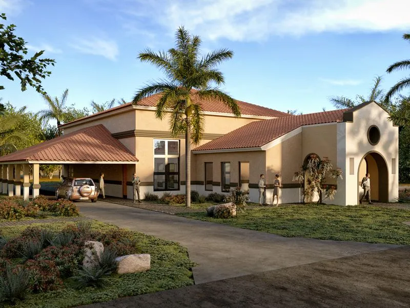 Project 41 Mission Church — institutional 3D rendering