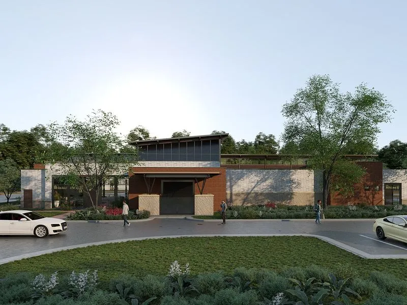 Project Back View Community — institutional 3D rendering