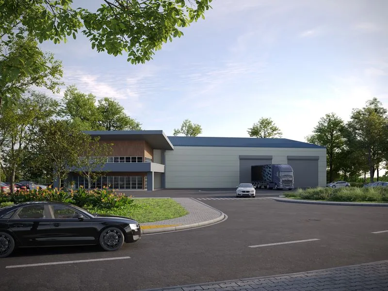 Project Cam2 Warehouse — institutional 3D rendering