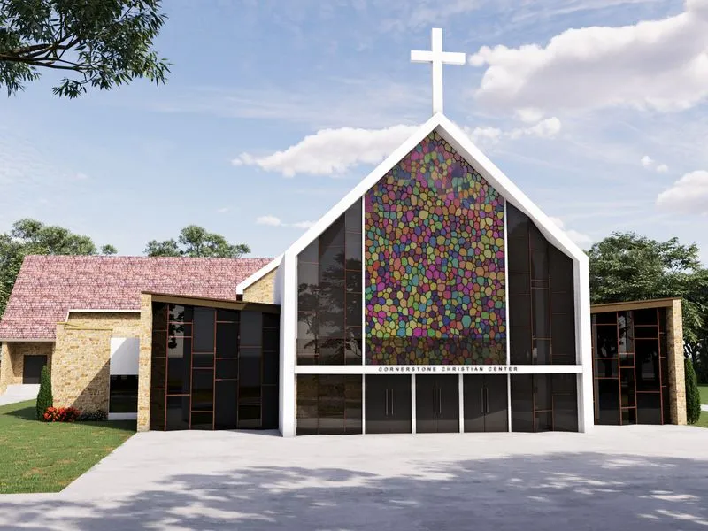 Project Cornerstone Christian Church — institutional 3D rendering