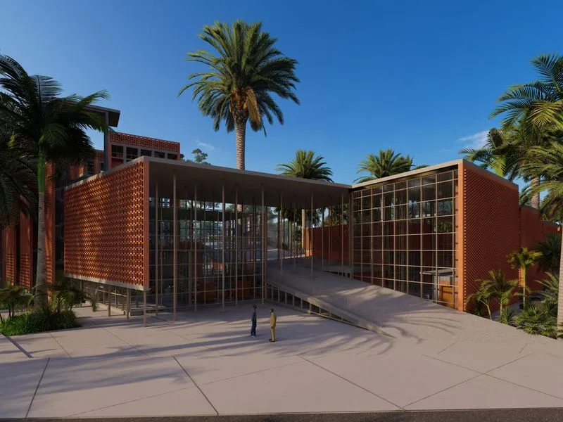 Project Tropical Campus — institutional 3D rendering