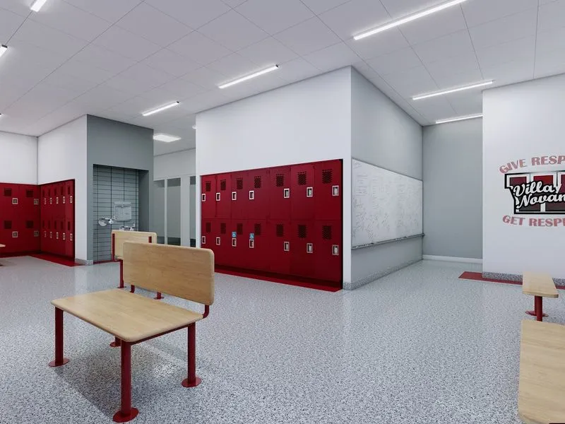 Project Villa Novans School — institutional 3D rendering