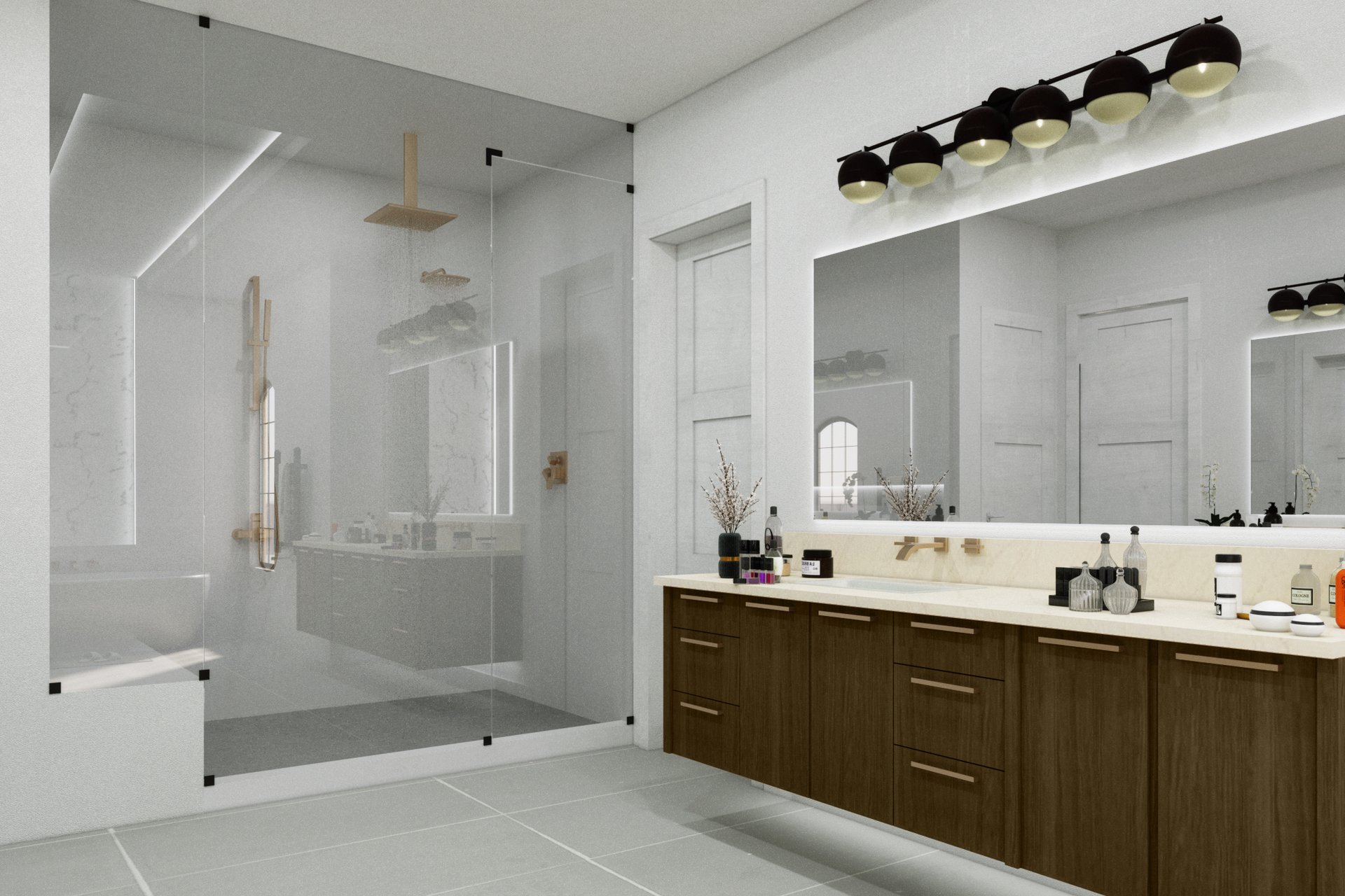 96 Dual Vanity Master Bath — image 1