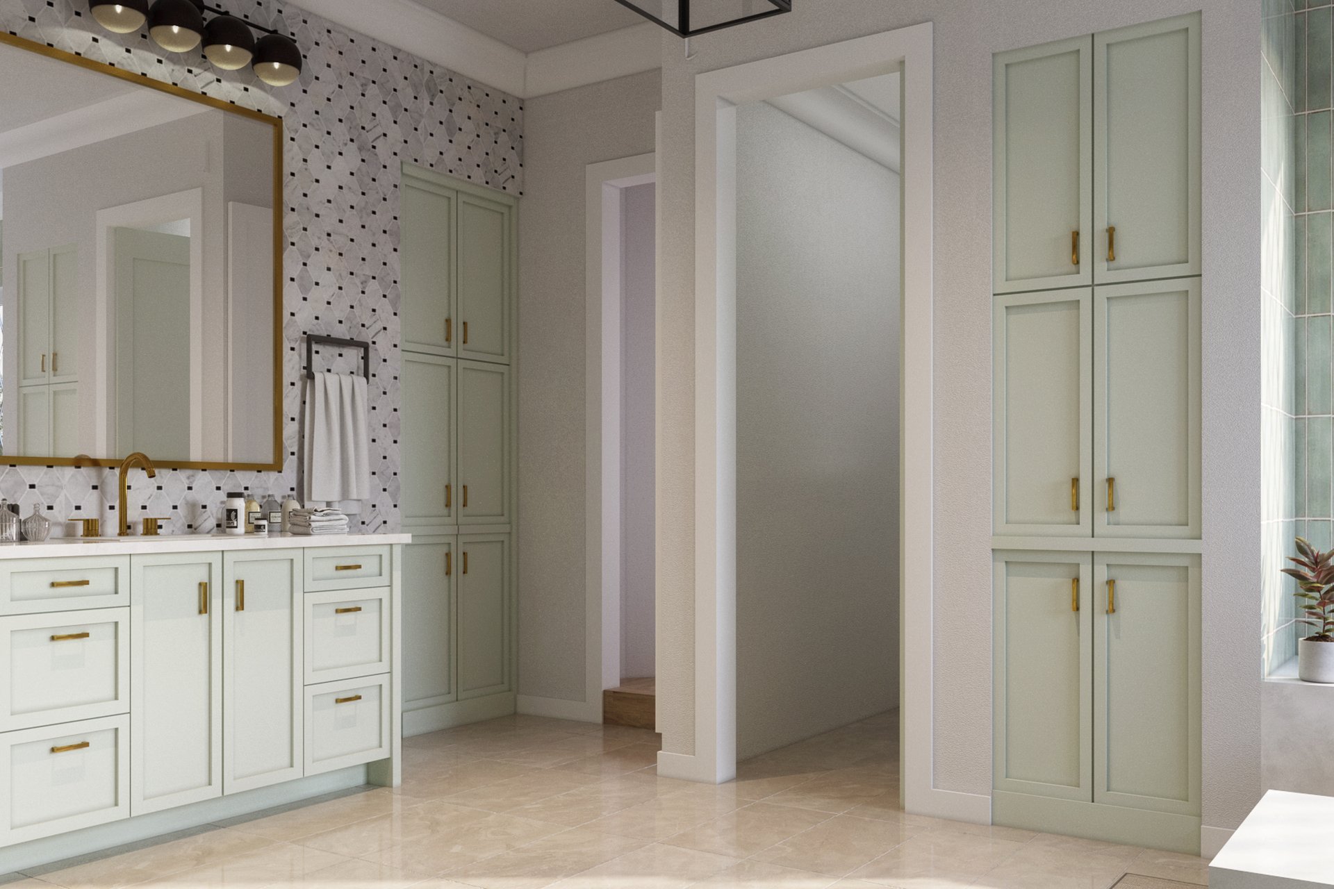 Opt1 Green Tile Master Bath — Case Study — image 3