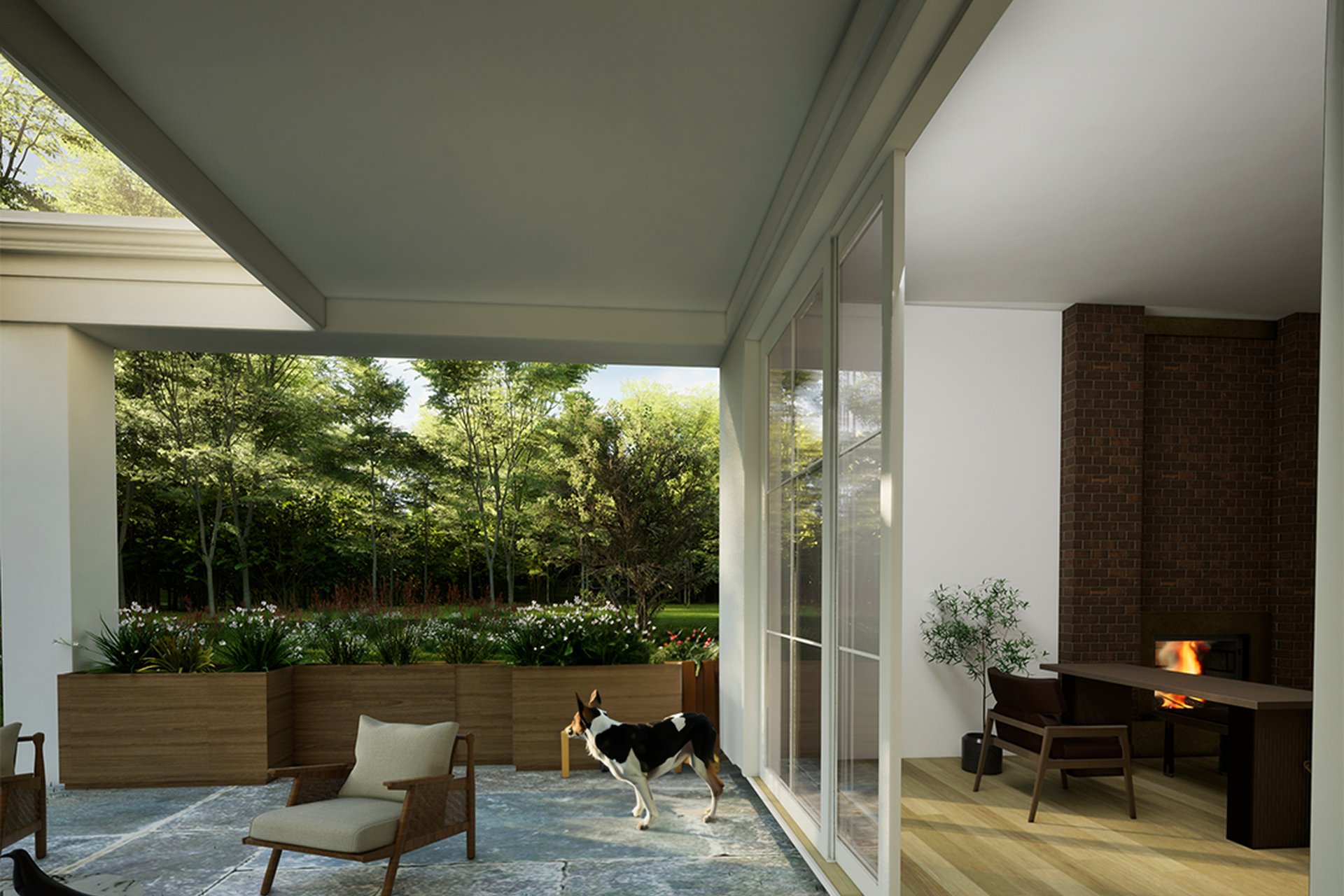 Stone Pavilion Outdoor Dining — image 1