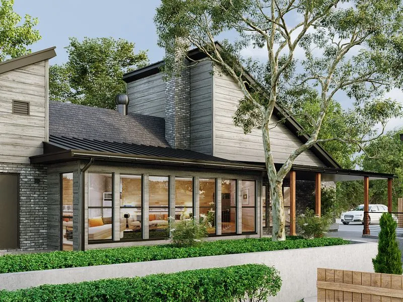 Contemporary Australian Home — residential 3D rendering