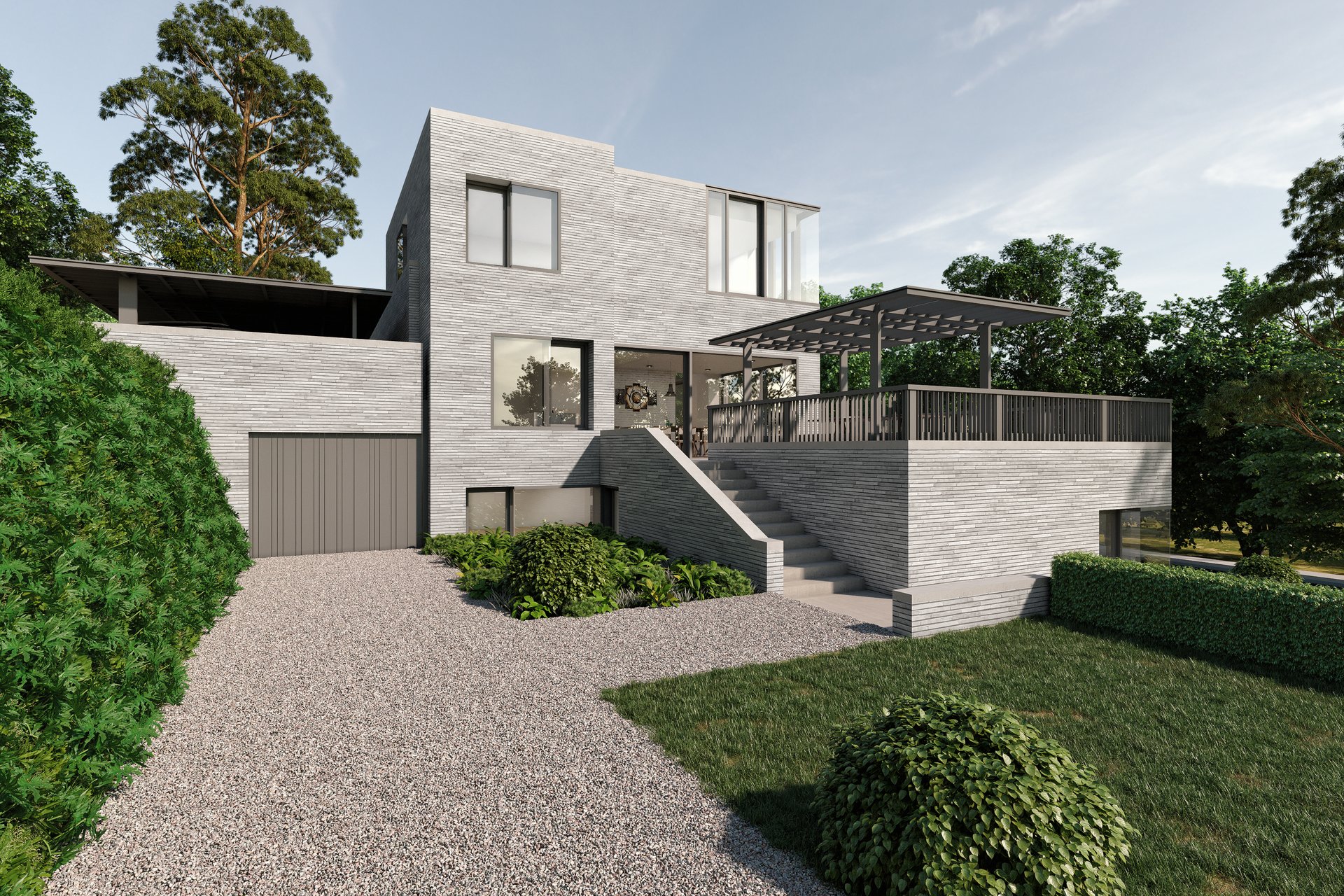 Contemporary Stone Villa — image 1