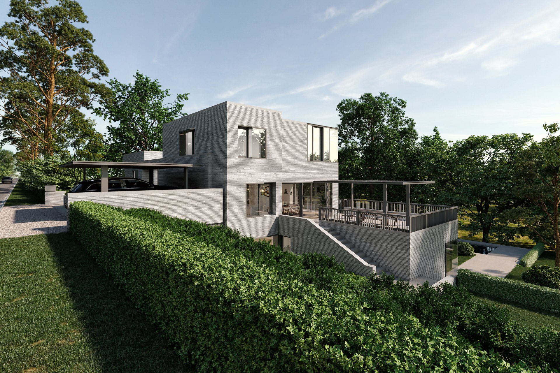 Contemporary Stone Villa — image 2