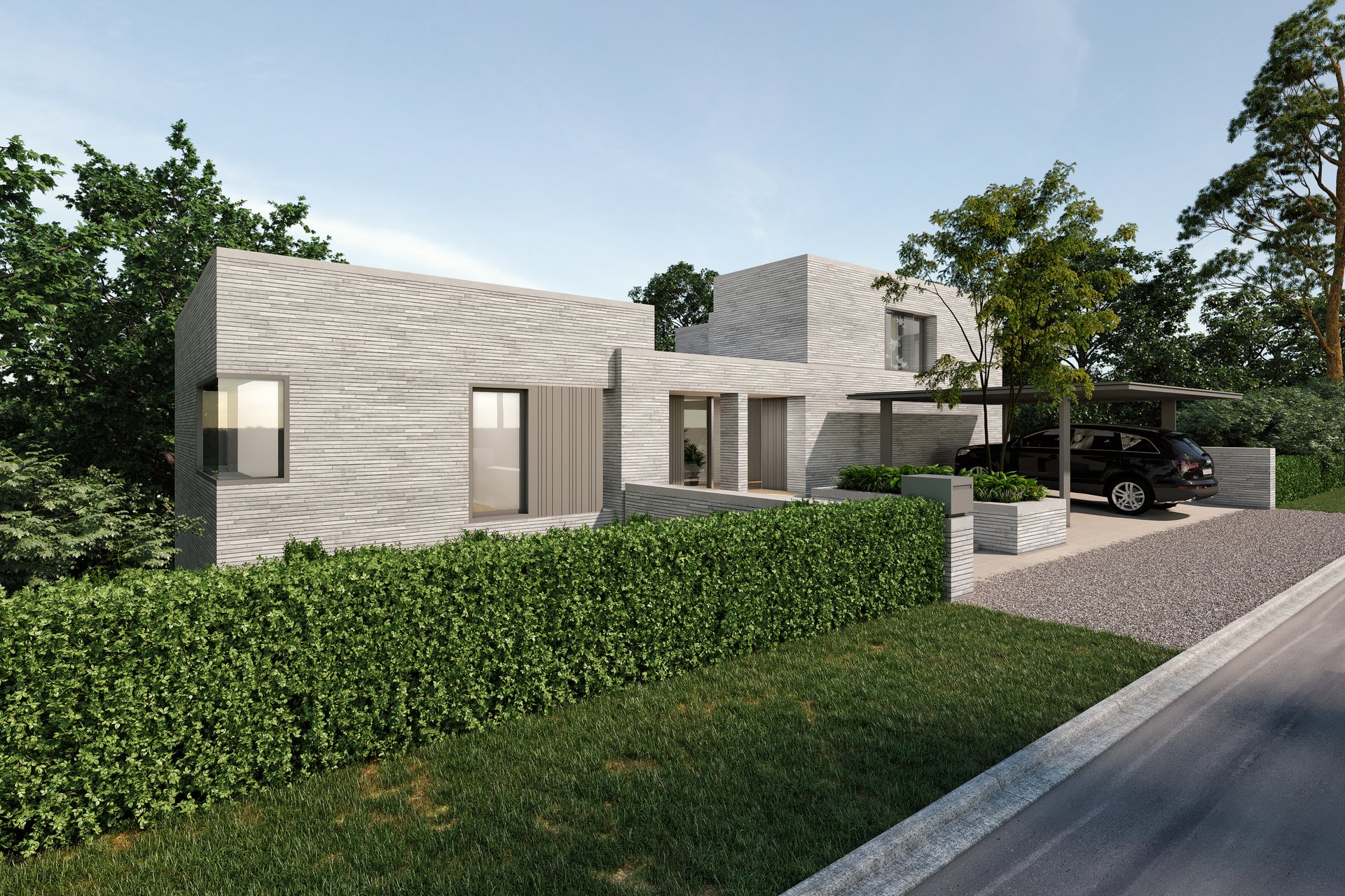 Contemporary Stone Villa — image 3