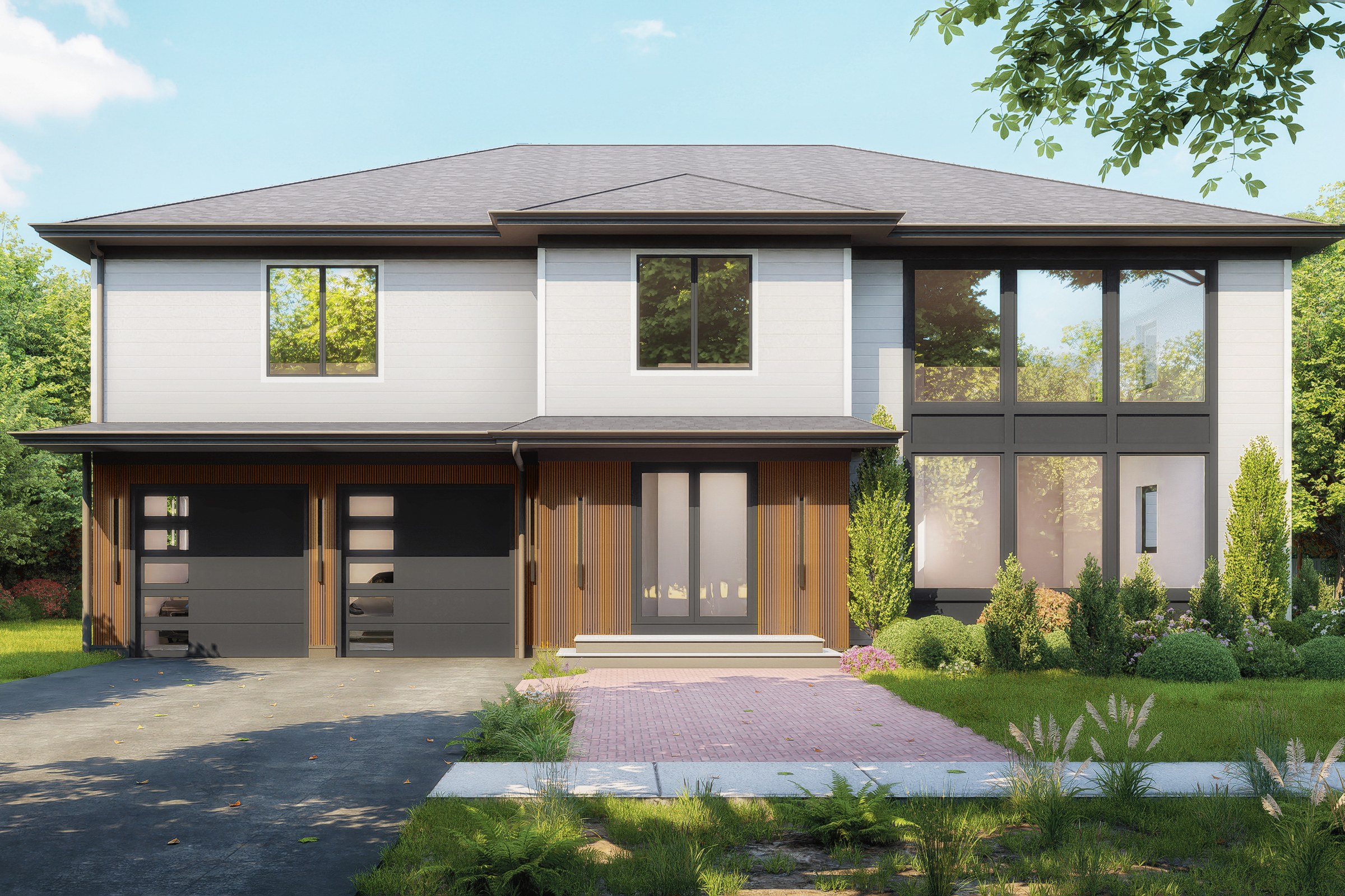 Contemporary Two Story 125