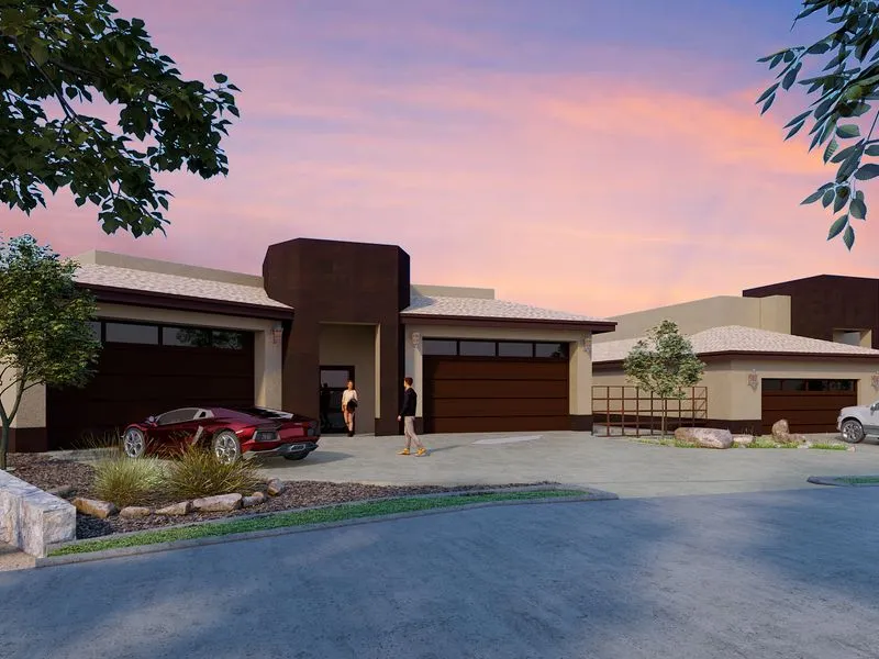 Daniel Desert Modern — residential 3D rendering