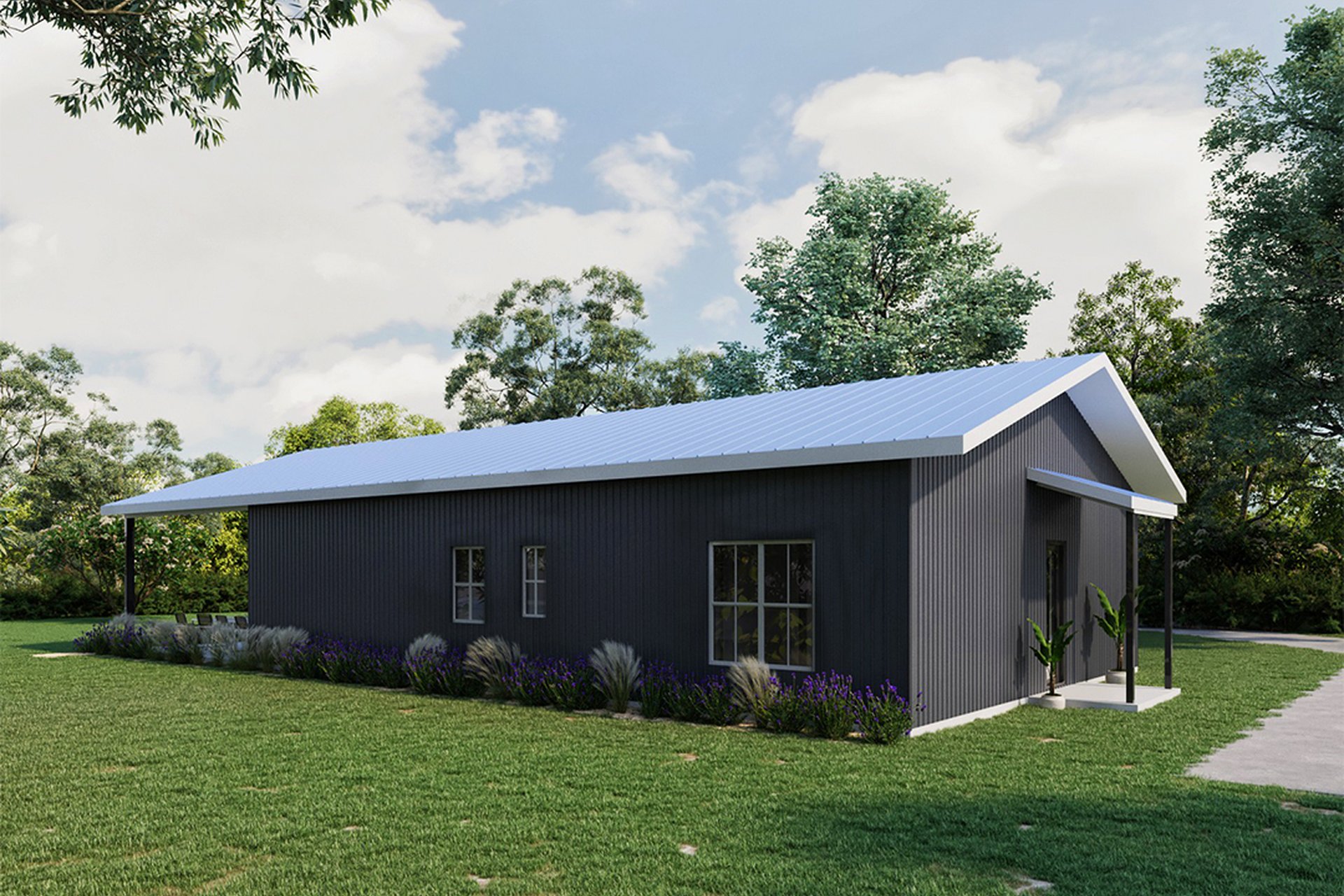 Dark Metal Barndominium — image 1