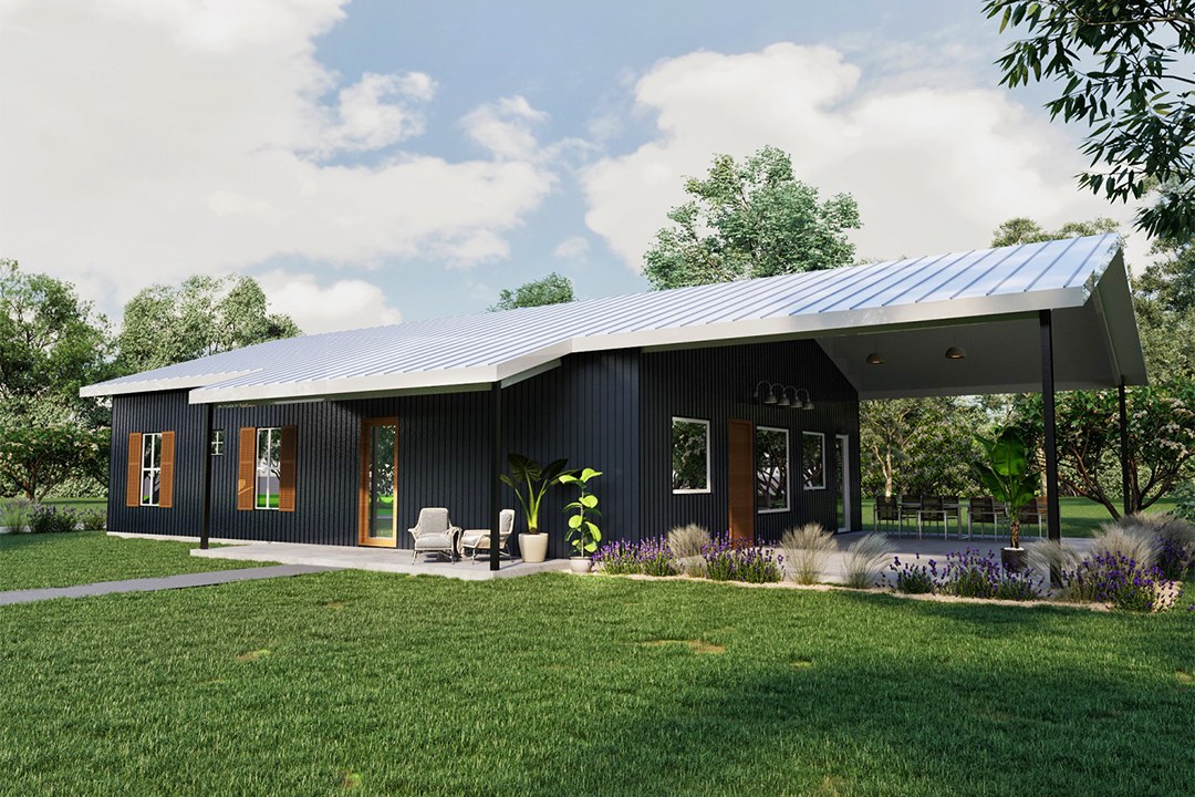 Dark Metal Barndominium