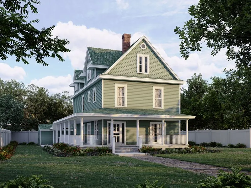 Dunedin Historic Renovation — residential 3D rendering
