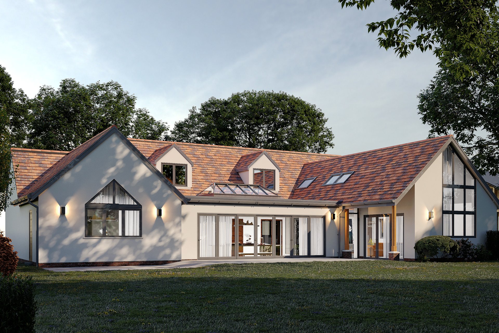 English Cottage Clay Tile Roof — image 1